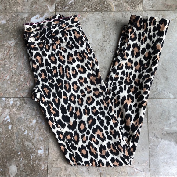 Kate spade cheetah jeans - Picture 2 of 7